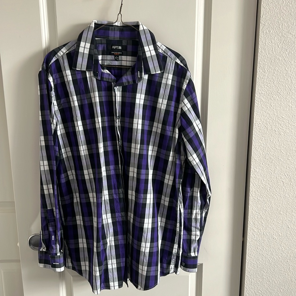 Apt 9 Men’s Purple Dress Shirt